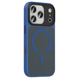 ieg™  Apple iPhone 17 Pro Megane Magsafe Kapak - Lacivert