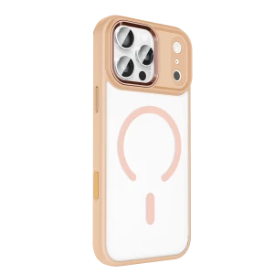 ieg™  Apple iPhone 17 Pro Terea Magsafe Kapak - Pembe