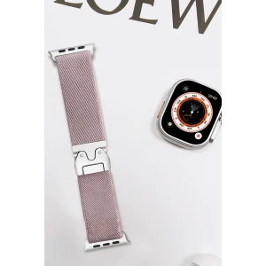 ieg™  Apple Watch 42mm Forest Kumaş Kordon - Lila