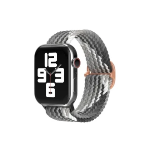 ieg™  Apple Watch 42mm Star Kordon - Gri-Siyah