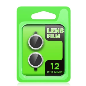 ieg™  iPhone 12 Mini Raze Metal Kamera Lens - Yeşil