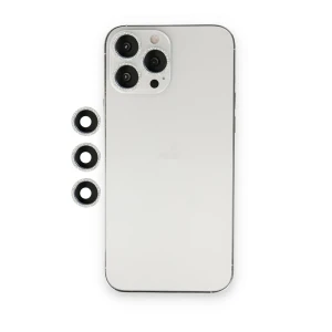 ieg™  iPhone 12 Pro Shine Kamera Lens - Gümüş