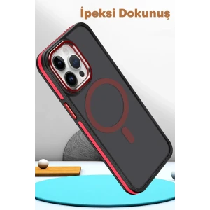 ieg™  iPhone 14 Pro Winner Magsafe Kapak - Turuncu