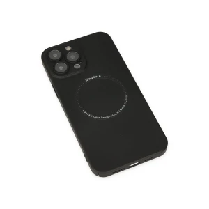 ieg™  iPhone 13 Pro Kılıf Jack Magneticsafe Lens Silikon - Siyah