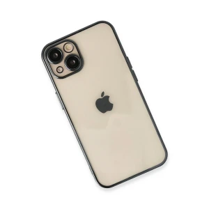 ieg™  iPhone 14 Plus Kılıf Razer Lensli Silikon - Siyah