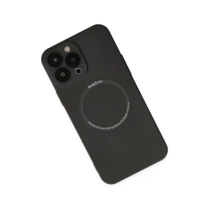 ieg™  iPhone 14 Pro Kılıf Jack Magneticsafe Lens Silikon - Siyah
