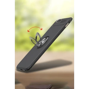 ieg™  iPhone 6 Kılıf Range Yüzüklü Silikon - Kırmızı