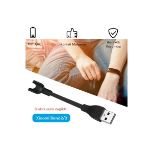ieg™  MC03 Şarj Adaptörü Xiaomi Mi Band 2/3