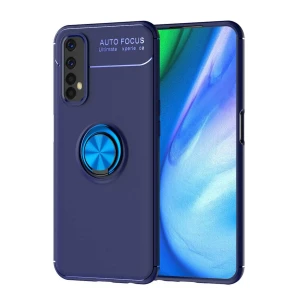 ieg™  Realme 7 Kılıf Range Yüzüklü Silikon - Mavi