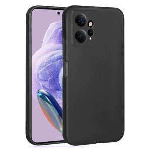 ieg™  Xiaomi Redmi Note 12 4G Kılıf First Silikon - Siyah