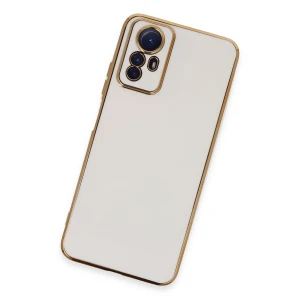 ieg™  Xiaomi Redmi Note 12S Kılıf Volet Silikon - Beyaz