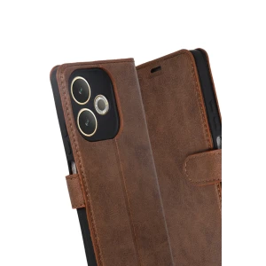 ieg™  Oppo A5 Pro 4G Trend S Plus Kapaklı Kılıf - Taba