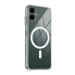 ieg™  Samsung Galaxy A06 Combo Sert Şeffaf Magsafe Kapak - Şeffaf