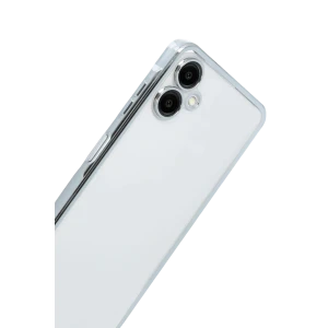 ieg™  Samsung Galaxy A07 4G Razer Lensli Silikon - Gümüş