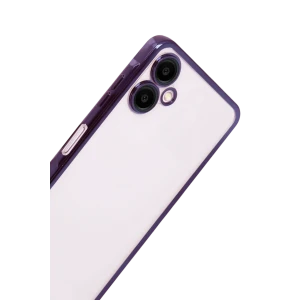 ieg™  Samsung Galaxy A07 4G Razer Lensli Silikon - Mor