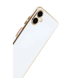 ieg™  Samsung Galaxy A07 4G Volet Silikon - Beyaz