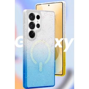 ieg™  Samsung Galaxy S25 Plus Pummel Shiny Magsafe Kapak - Pembe