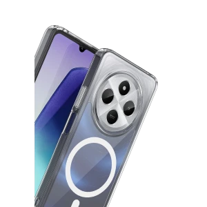 ieg™  Xiaomi Redmi 14C Combo Sert Şeffaf Magsafe Kapak - Şeffaf