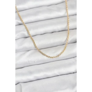 ietaks™ CM 14K Gold Renk Halka Model 60 cm Kadın Kolye