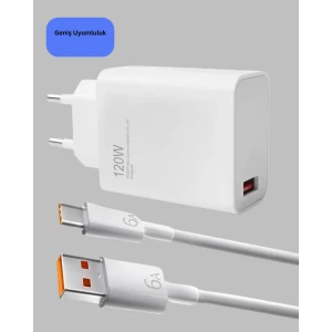 ieg™ 120 Watt Type C Şarj Başlığı Poco X3 X4 X5 Pro Uyumlu
