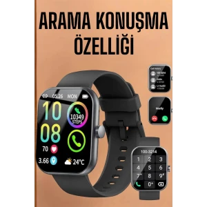 ieg™ Akıllı Saat Tema Değiştirme Bluetooth Bağlantılı Arama Cevaplayan