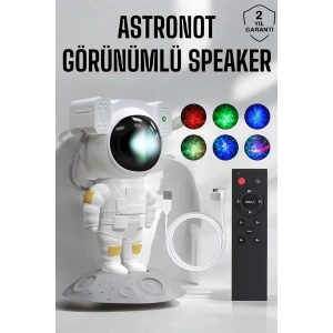 ieg™ Astronot Görünümlü Projeksiyon Speaker Taşınabilir