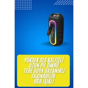 ieg™ Bluetooth Hoparlör USB Şarjlı Uzun Pil Ömrü Android ve İOS Uyumlu Renkli