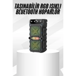 ieg™ Çift Çıkışlı Güçlü Bataryalı Kablosuz Yüksek Ses Kaliteli Bluetooth Hoparlör