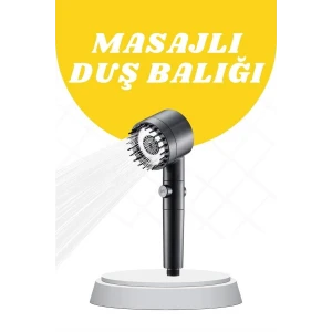 ieg™ Duş Başlığı Yüksek Basınçlı Masaj Taraklı 3 Kademeli