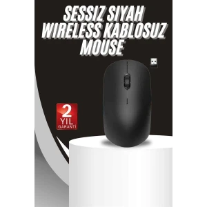 ieg™ Ergonomik Tasarım Kablosuz Siyah Mouse Hassas Uzun Ömürlü