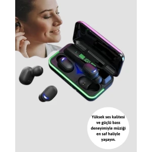 ieg™ Oyun Modlu E10 Bluetooth Kulaklık Powerbank ve LED Ekranlı
