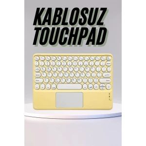 ieg™ Profesyonel Wifi Q Klavye Bluetooth Klavye Touchpad 10.8 Inç