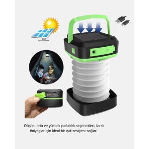 ieg™ Şarjlı LED Lamba – Dokunmatik Sensörlü, 3 Kademeli Parlaklık