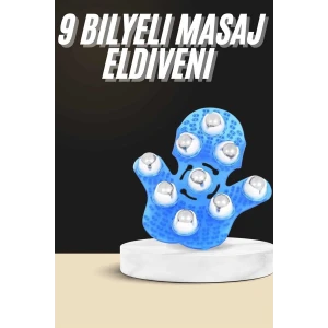 ieg™ Selülit Giderici Masaj Eldiveni 9 Bilyeli Palm Masaj Eldiven Tam Vücut