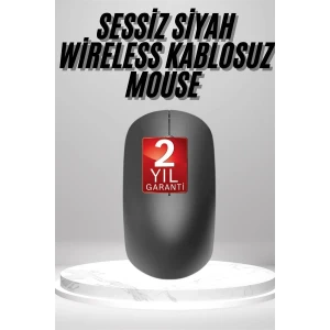 ieg™ Siyah Kablosuz Mouse Wireless Mouse Minimal Tasarım