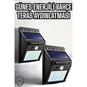 ieg™ Solar Güneş Enerji Panelli Sensörlü Lamba Enerji Tasarruflu