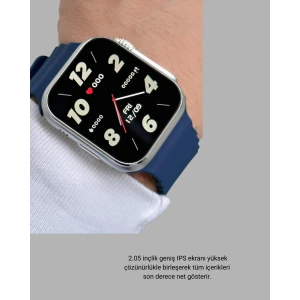 ieg™ Ultra Akıllı Saat 420x480 IPS Ekran Kalp Atış