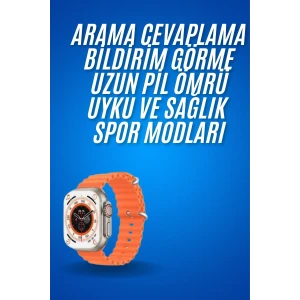 ieg™ Ultra Akıllı Saat 49 Mm Çift Kordonlu Arama Cevaplama Bluetooth Bağlantılı