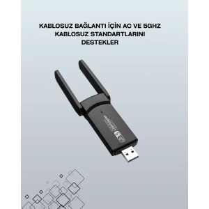 ieg™ USB WiFi Adaptör – 1200 Mbps Hız