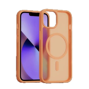 iPhone 15 Jota Magsafe Kapak - Turuncu