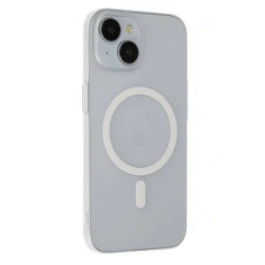 iPhone 15 Plus Tuna PC Slim Magsafe Kapak - Şeffaf