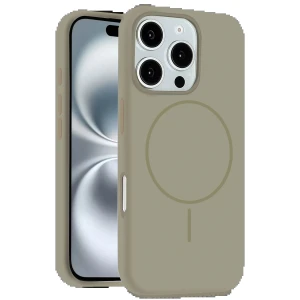 iPhone 16 Pro Max Kılıf Jully Magsafe Kapak - Çöl Titanyum