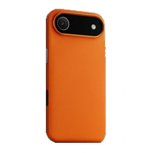 iPhone 17 Air Wonder Deri Magsafe Kapak - Turuncu