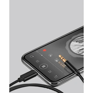 iPhone Uyumlu Lightning – 3.5mm Aux Adaptör Kablo Stereo Ses Aktarım
