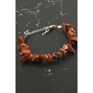 Jasper Kırık Doğaltaşlı Bileklik