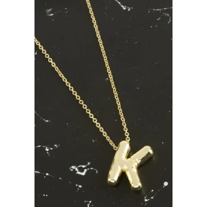 K Harfli Balon Kolye