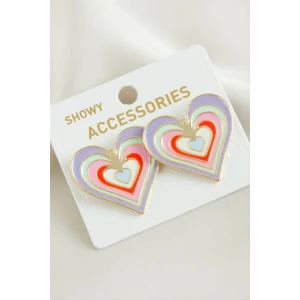 Kalp Yeni Sezon Mineli Küpe