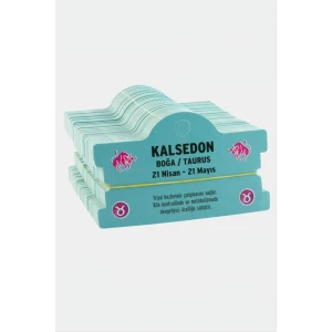 Kalsedon & Boğa Burç Bileklik Kartı
