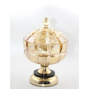 Kapaklı Cam Şekerlik Model 2