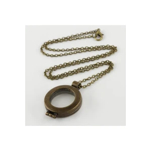 Kapaklı Camlı Kolye